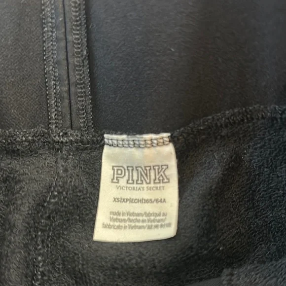 PINK Victoria's Secret Black Women's Elastic Waist Athletic Shorts size XS - Picture 5 of 9
